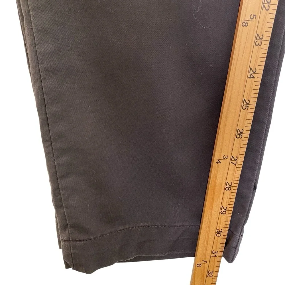 Banana Republic Chino Pants Men 35x31 Taupe Slim Fit Stretch Preppy Office Wear